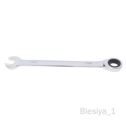 Blesiya Clé à Cliquet Métrique, 6x1 Pièce, Clé à Engrenage, Polissage Miroir, Outils D'entretien, 11mm