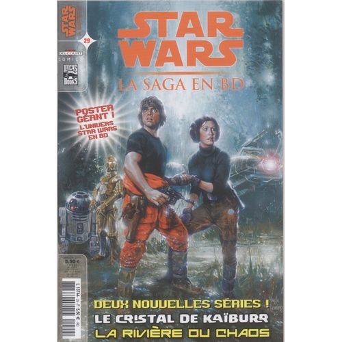 " Deux Nouvelles Séries : Le Cristal De Kaïburr - La Rivière Du Chaos " + Poster Géant ! : L'univers Star Wars En B.D. : Star Wars La Saga En B.D. / Bd N° 29 ( Janvier 2011 )