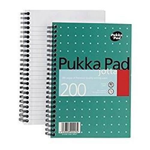 Pukka Pad Notebook Wirebound Jotta 80gsm Ruled 200 Pages A5 Ref Jm021 [Pack Of 3]