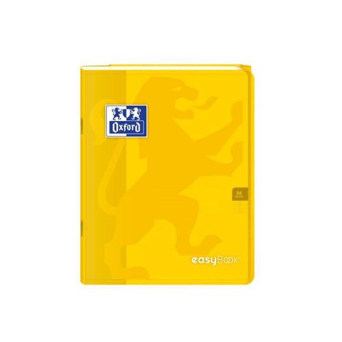 Oxford Lot De 3 Cahiers Easybook Agr&fé 17x22 96pages 90g Jaune