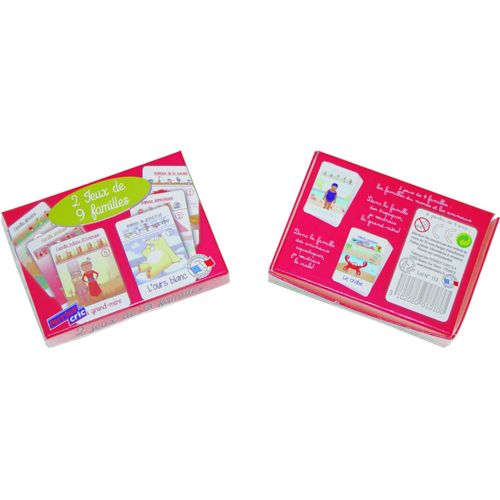 Coffret 2 Jeux De 9 Familles