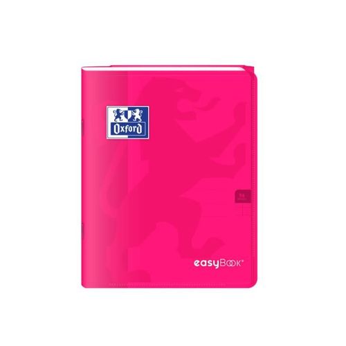 Oxford Cahier Easybook Agrafé 17x22 96 Pages 90g Rose