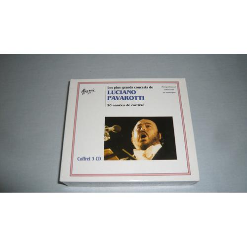 Les Plus Grands Concerts De Luciano Pavarotti Coffret 3cd