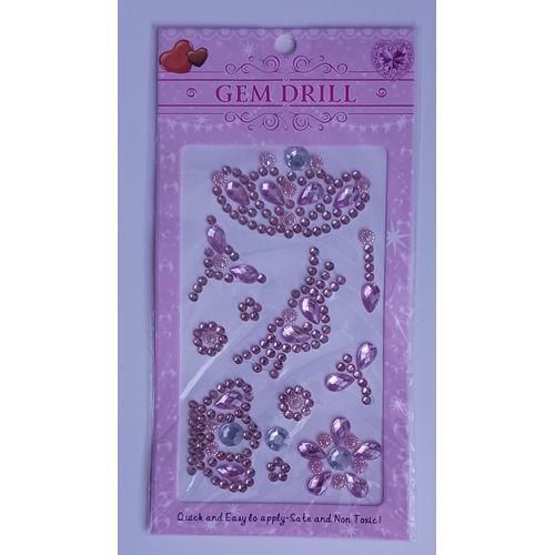 Stickers Couronne En Strass Parme
