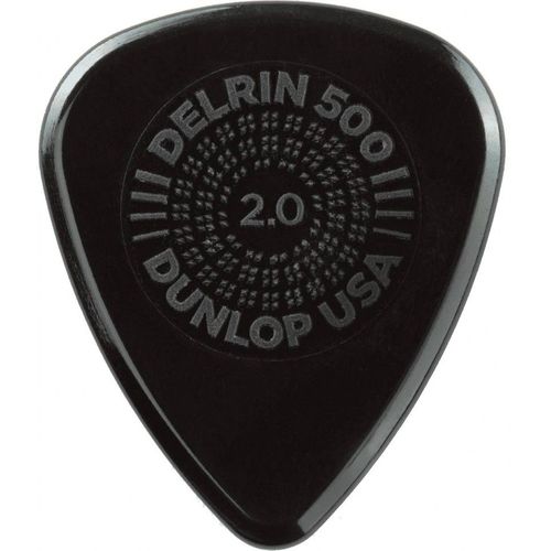 Dunlop 450p200 - 12 Médiators Delrin 500 Prime Grip - 2.00 Mm