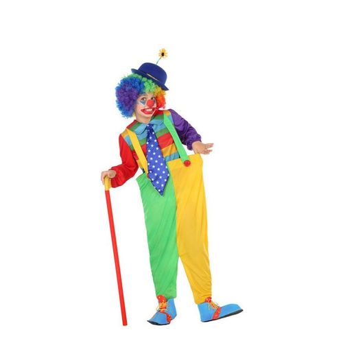 Déguisement De Clown Multicouleur Pour Garçon (Taille 5-6a)