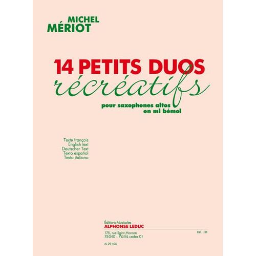 Petits Duos Recreatifs(14) / Recueil