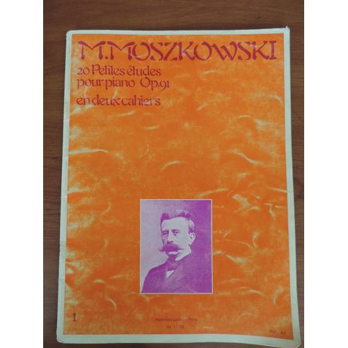 Moszkowski M. - 20 Petites Études Pour Piano Op.91 - Cahier N°1