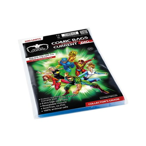 Ultimate Guard - 100 Pochettes Comics Big Refermables (Current Size)