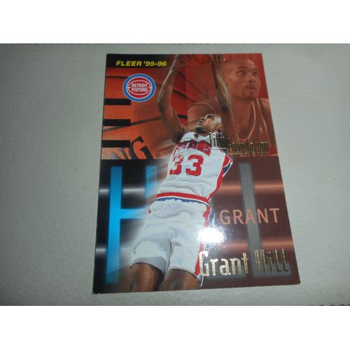 Grant Hill - Fleer 95-96 - N°398