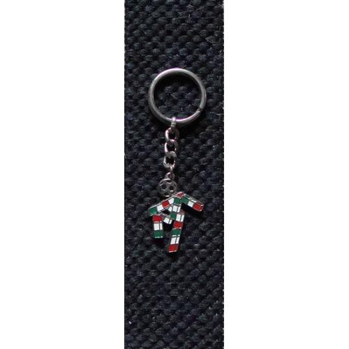 Porte-Clé / Porte-Clés / Porte-Clef / Porte-Clefs / Keychain Publicitaire Métallique / En Métal : Joueur De Foot / Footbal / Footballeur Italien Stymisé ( Bertoni - Milano - Italie )