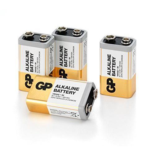 9V Super Alcaline par GP Batteries - temps de fonctionnement extra long - La batterie peut être utilisée dans tous les appareils compatibles 9V (boîte de 8)