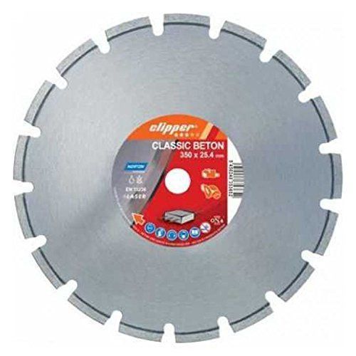 Norton Clipper 70184626871 Classic Béton Disques diamant 350 x 20,0 mm Argent