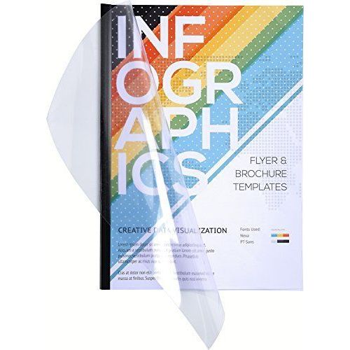 Exacompta 42746e - Une Boite De 100 Couvertures Transparentes En Pvc 21x29,7 Cm Couleur Cristal 30/100ème