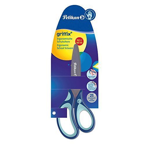 Pelikan 803502griffix Ciseaux D'école, Bleu, Pour Droitiers