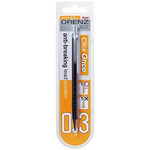 Orenz Porte-Mine, 100% Incassable, Carte Blister 0.3mm Noir