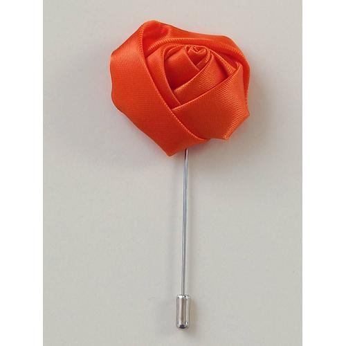 Broche De Couleur Orange En Forme De Rose Pour Du Style Et De L'élégance...