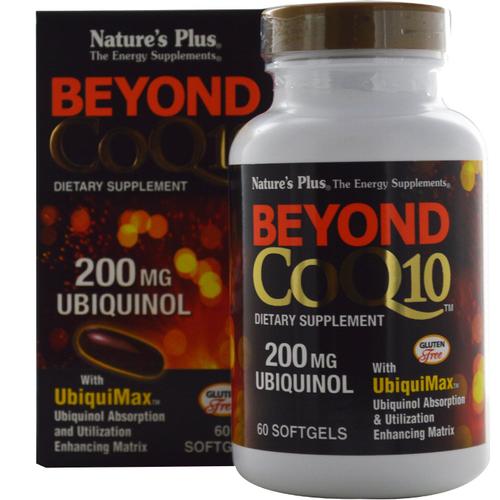 Beyond Coq10 Ubiquinol 200 Mg (60 Softgels) - Nature's Plus 