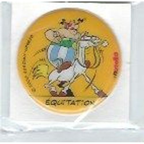 Autocollant Astérix Et Obélix, Nuttella 2000, Équitation (Uderzo, Goscinny), Figurine