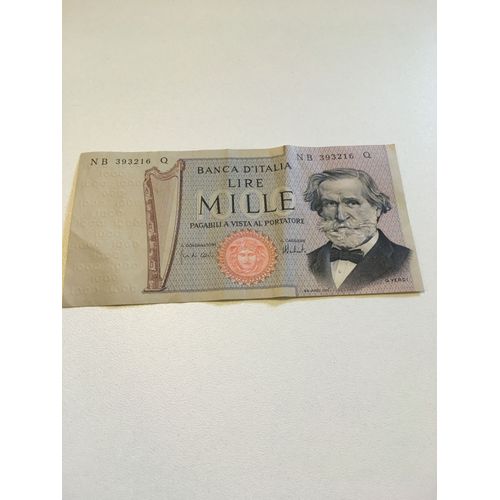 Billet 1000 Lire Italie 1969
