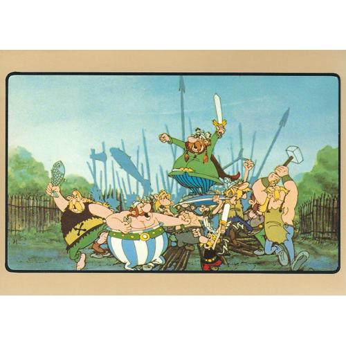 Carte De Voeux Asterix Et Obélix 1978, Astérix And The Gauls Attacking The Romans (Uderzo, Goscynny)