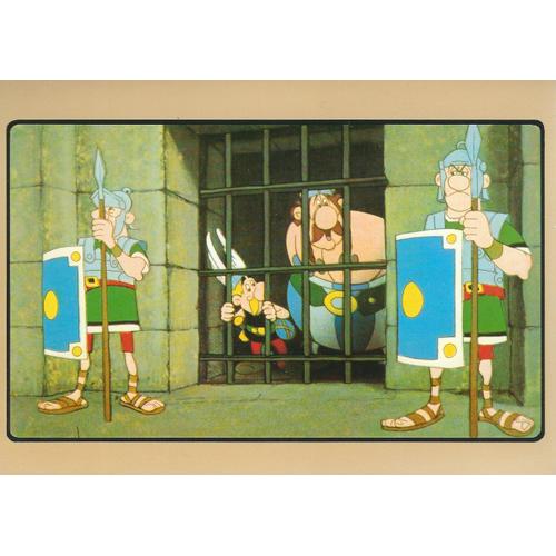 Carte De Voeux Asterix Et Obélix 1978, Astérix And Obélix Imprisoned (Uderzo, Goscynny)