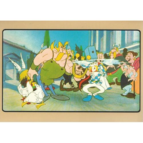 Carte De Voeux Asterix Et Obélix 1978, Cocofonix Being Quietened (Uderzo, Goscynny)