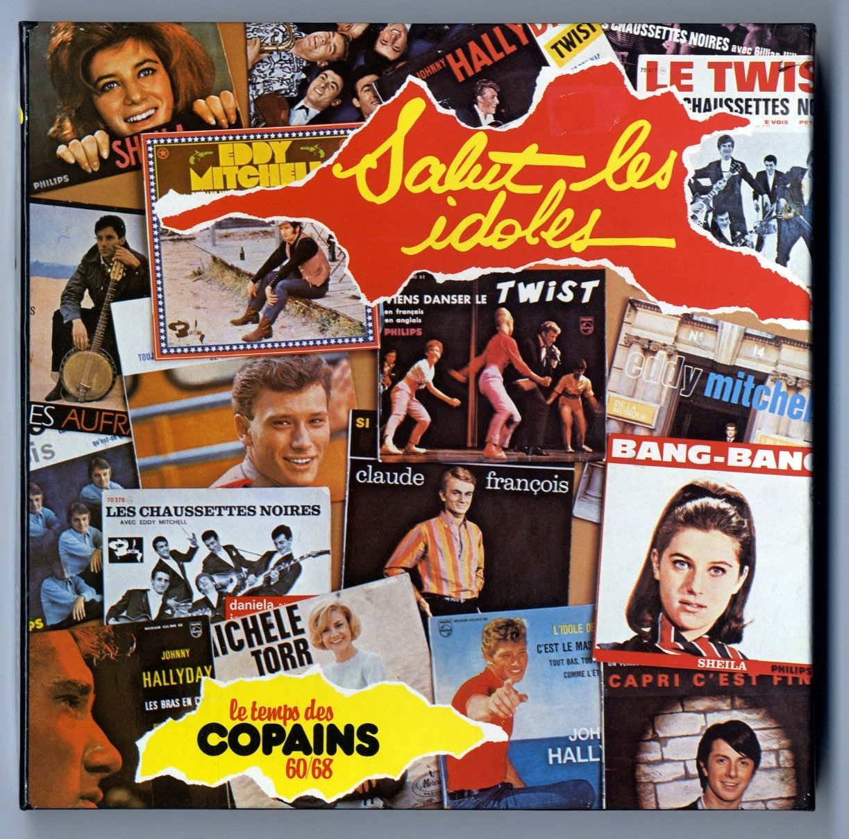 Coffret 4 Cassettes Audio "Salut Les Idoles" - Le Temps Des Copains 60/68 - 122 Chansons - Radiola