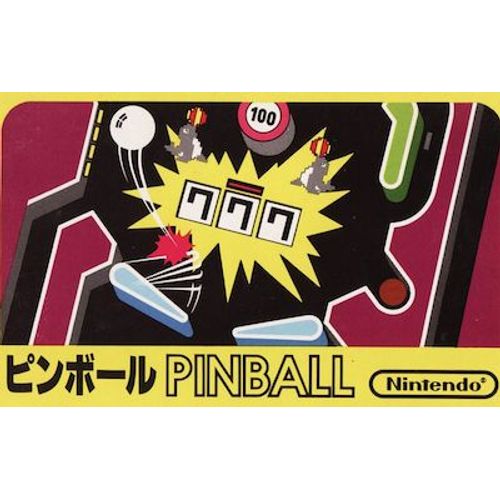 Pinball [Famicom] Nes Nintendo Nes