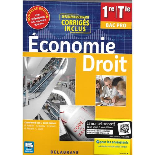 Economie Droit 1re, Tle Bac Pro