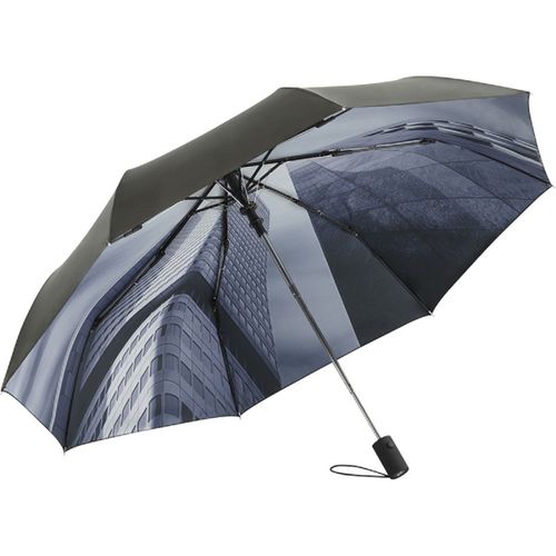 Parapluie De Poche Fp5593 - Noir Imprim? Ville