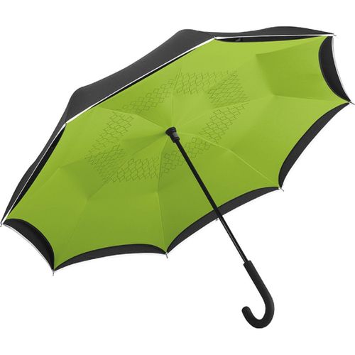 Parapluie Standard Fp7715 - Noir Et Vert Lime