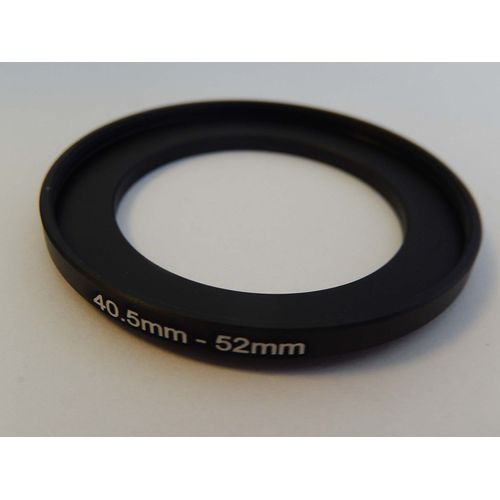 vhbw Bague d'adaptation de filtre Step-Up de 40,5 mm vers 52 mm pour objectif d'appareil photo - Adaptateur, métal, noir