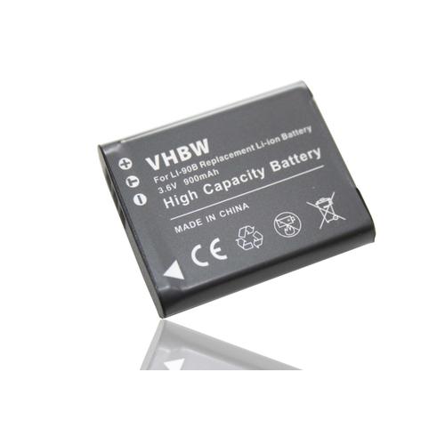 vhbw Batterie compatible avec Olympus Tough TG-1, TG-1 iHS, TG-2, TG-2 iHS, TG-3, TG-5 appareil photo, reflex numérique (900mAh, 3,6V, Li-ion)