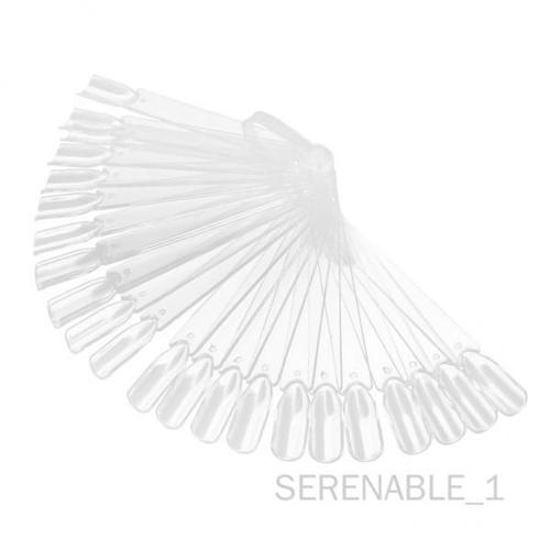 Serenable 4x24 Pièces Pro Ongles Conseils Vernis À Ongles Couleur Faux Ongles Tableau D'affichage Bâtons Clair 