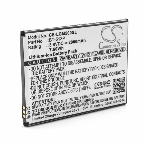 Vhbw Batterie Remplacement Pour Leagoo Bt-513p Pour Smartphone (2000mah, 3,8v, Li-Ion)