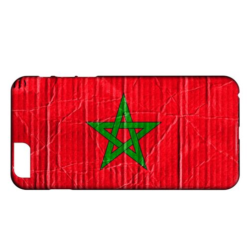 Coque Rigide Pour Iphone 6 & 6s Drapeau Maroc 04