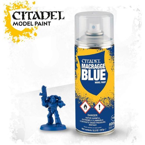 Citadel Bombe Sous-Couche - Aérosol Macragge Blue-Games Workshop