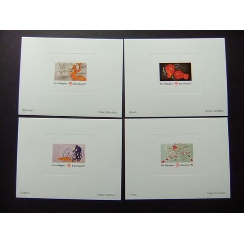 España Espagne 1989 Pruebas De Artista - Barcelona 92 Preolimpica ** Mnh