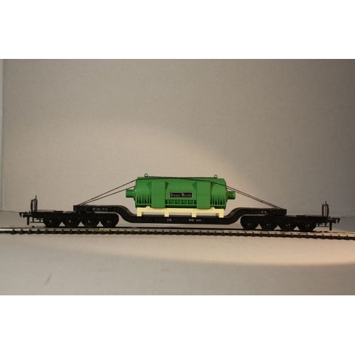 Wagon Surbaissé Avec Chargement D'un Générateur / Fleischmann 1494 G-Fleischmann
