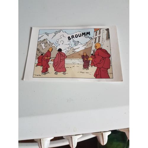 Carte Postale Tintin Au Tibet