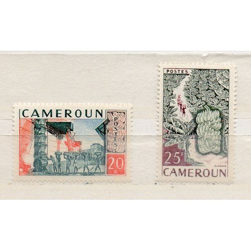 Cameroun- Série De 2 Timbres Neufs- Production De Bananes- N°308/9