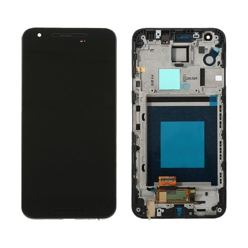 Fr_Cool® Numériseur D'écran Lcd Vitre Tactile D'affichage Sur Châssis Pour Lg Google Nexus 5x H790 H791 Noir