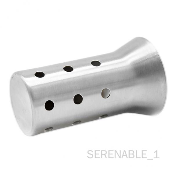 Serenable Silencieux D'échappement Universel Pour Moto, 2x51mm, Déflecteur, Réducteur De Bruit Pour