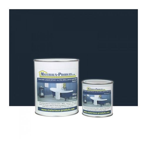 Peinture Laque Epoxy Ultra Brillante Salle de Bain Gris Anthracite - Conditionnement: 1 Kg - Couleur: Gris anthracite