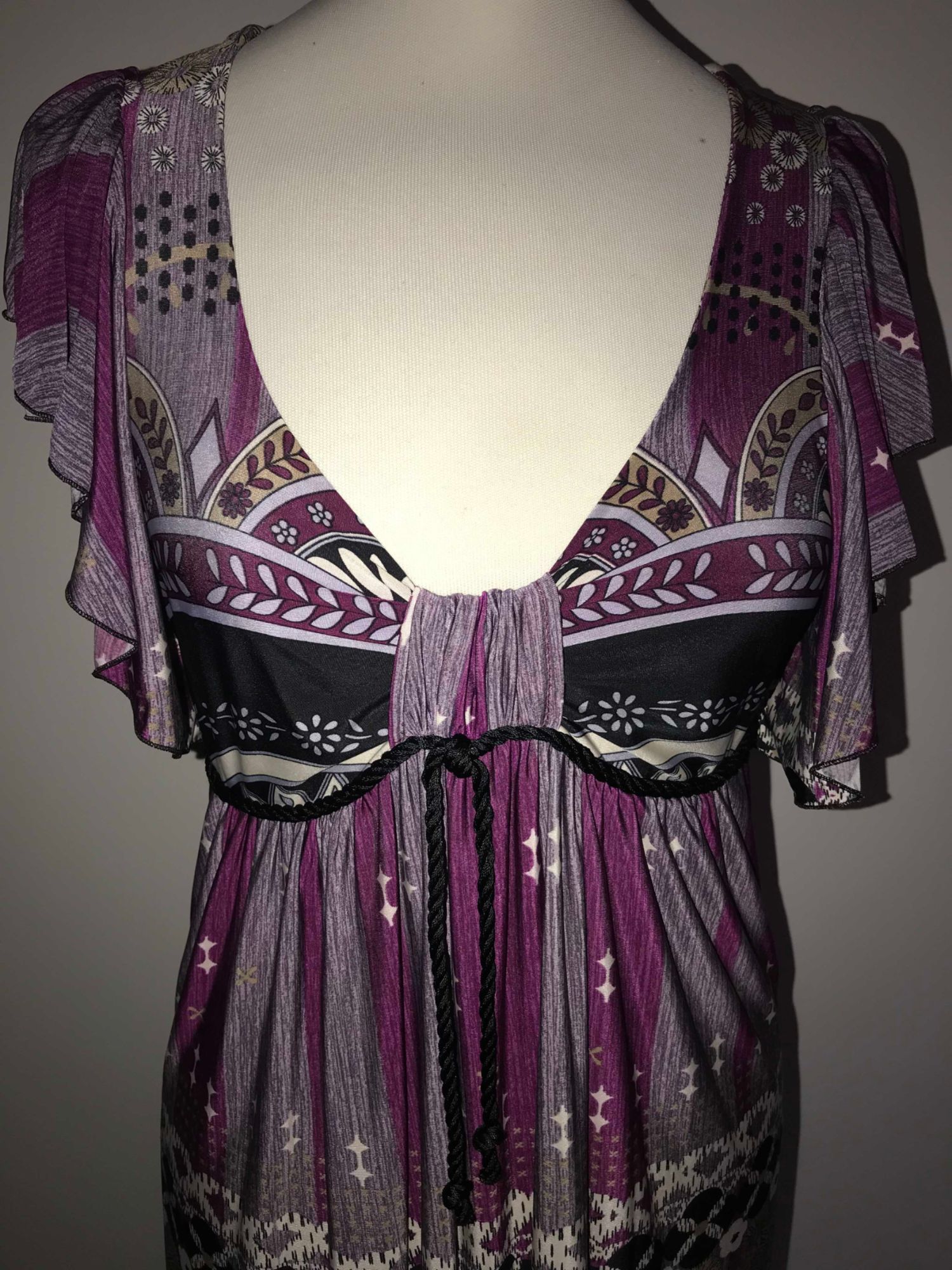morgan robe violette