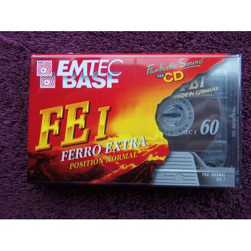 Cassette audio BASF "FE I Ferro Extra 60"