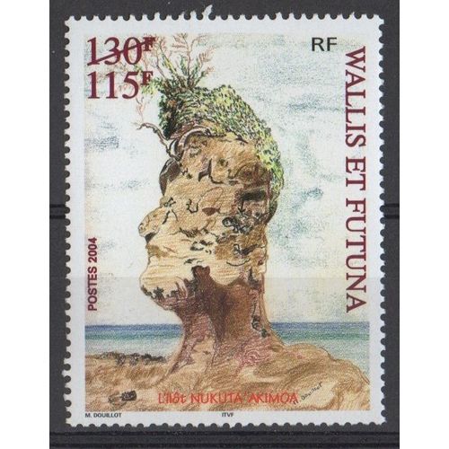 Timbre Wallis Et Futuna 2004 Yvert Et Tellier N°627 L'ilôt Nukuta Akimoa Neuf**