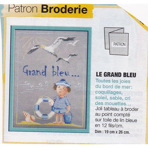 Patron Couture Broderie Modes Et Travaux N°1401 : Grand Bleu