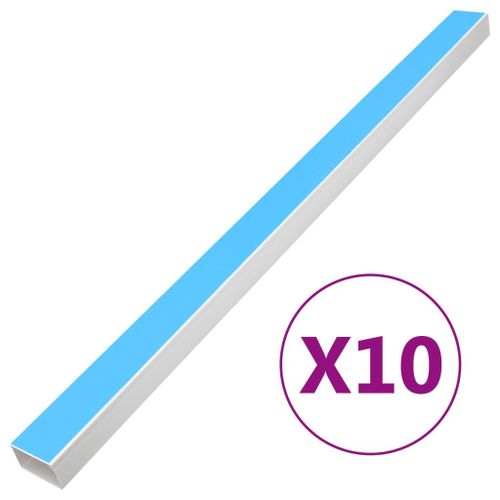 Vidaxl Goulotte De Câble Auto-Adhésive 60x40 Mm 10 M Pvc